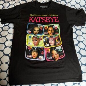 Official Katseye Beautiful Chaos 2025 Tour Shirt